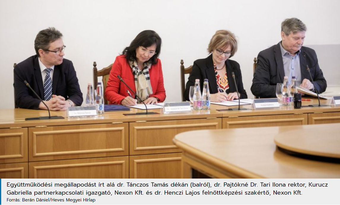 Eszterházy Károly Catholic University and NEXON Signed Cooperation