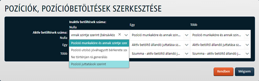 NEXON4 HR-kontrolling pozíció